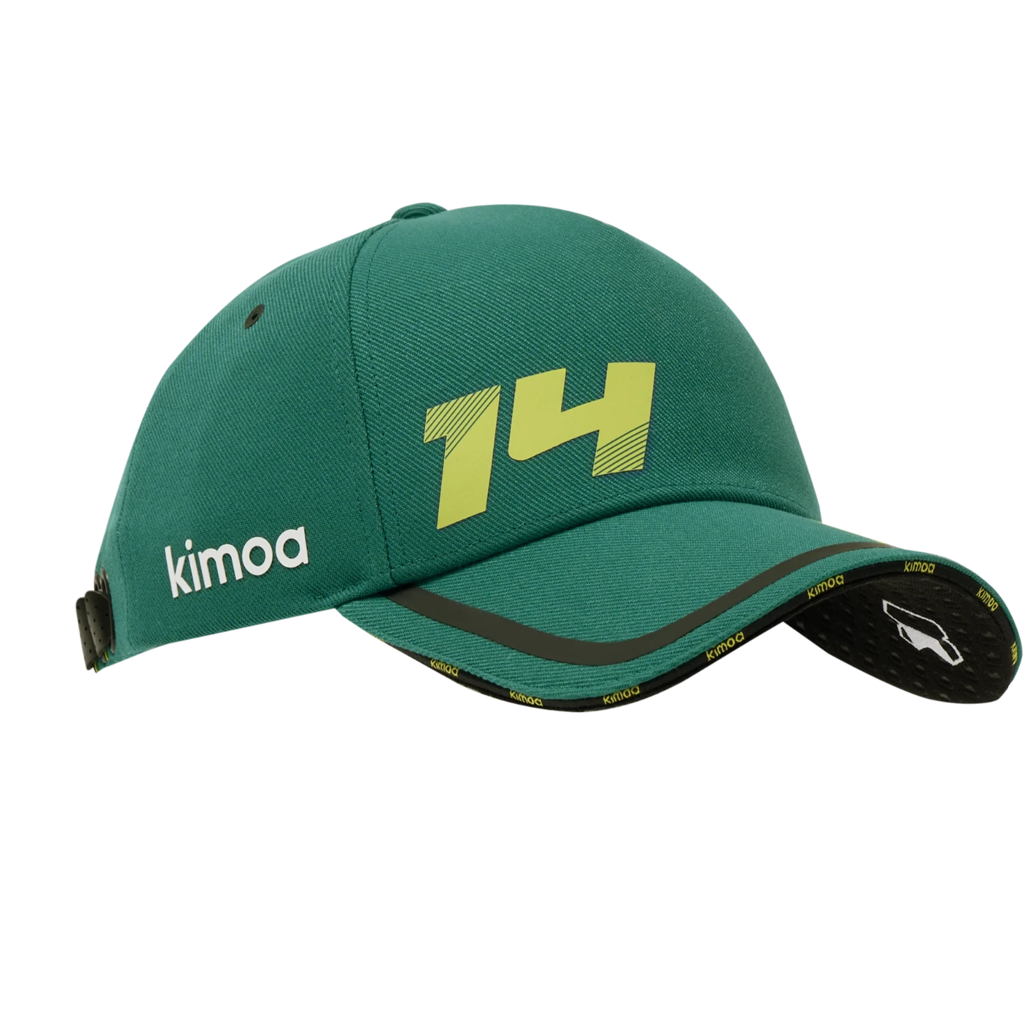 Fernando Alonso cap, Kimoa, technical, green, 2024