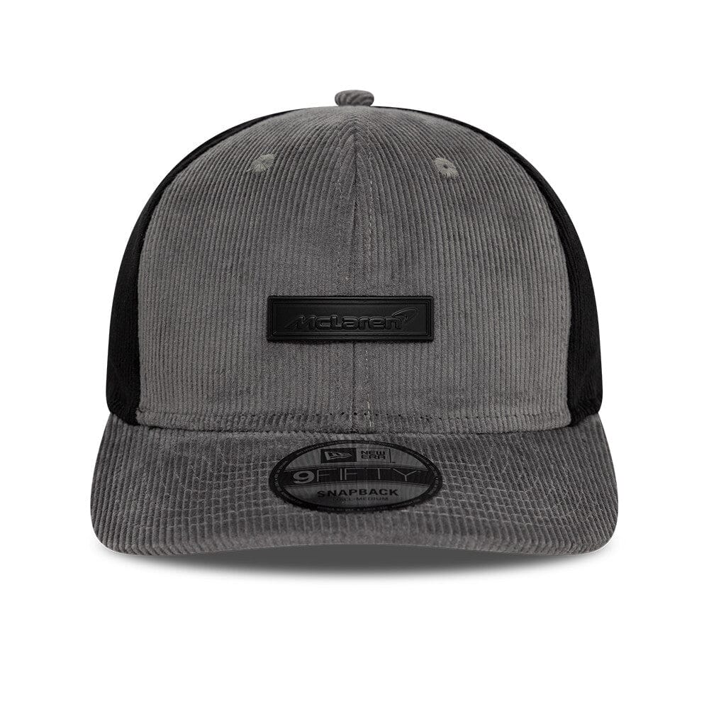 McLaren Cap, New Era, Kordelzug, grau