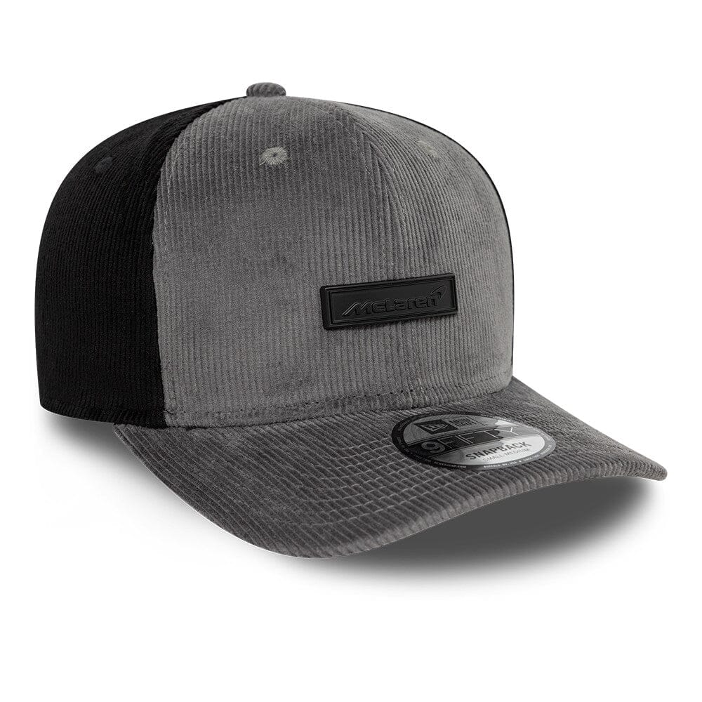 McLaren Cap, New Era, Kordelzug, grau