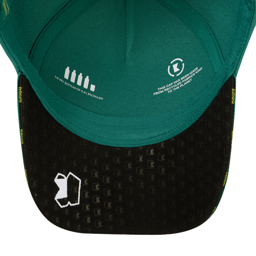 Fernando Alonso cap, Kimoa, technical, green, 2024