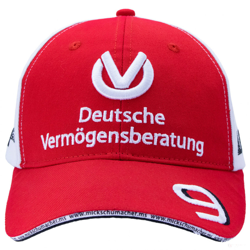 Baseballová čepice Mick Schumacher, pro dospělé, červená, 2019 - FansBRANDS®