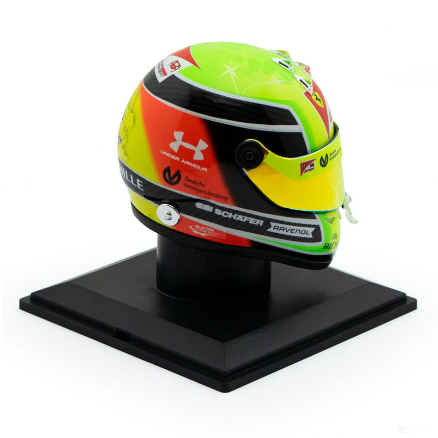 Mini přilba Mick Schumacher v měřítku 1:4, zelená, 2020 - FansBRANDS®