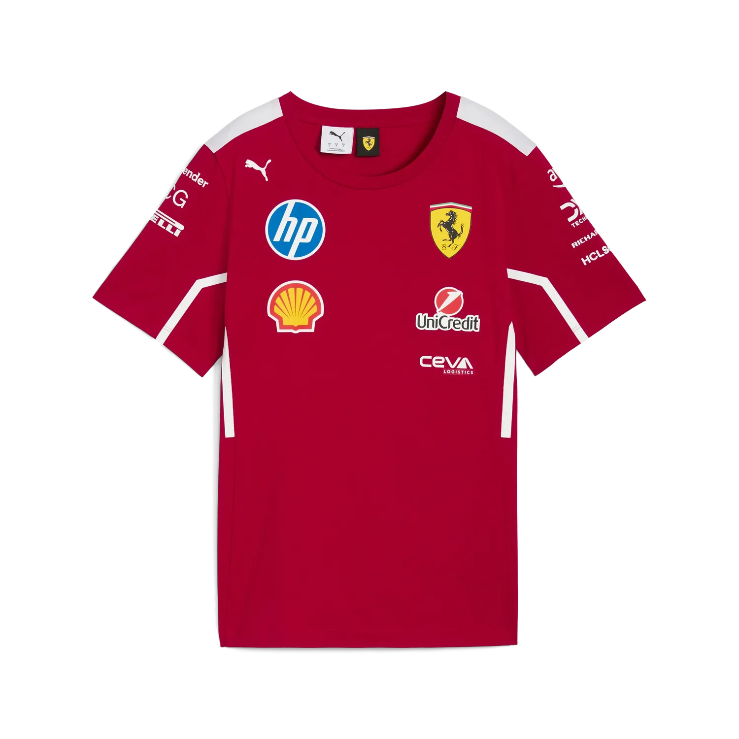 Scuderia Ferrari Team Damen-T-Shirt mit Rundhalsausschnitt 🔥