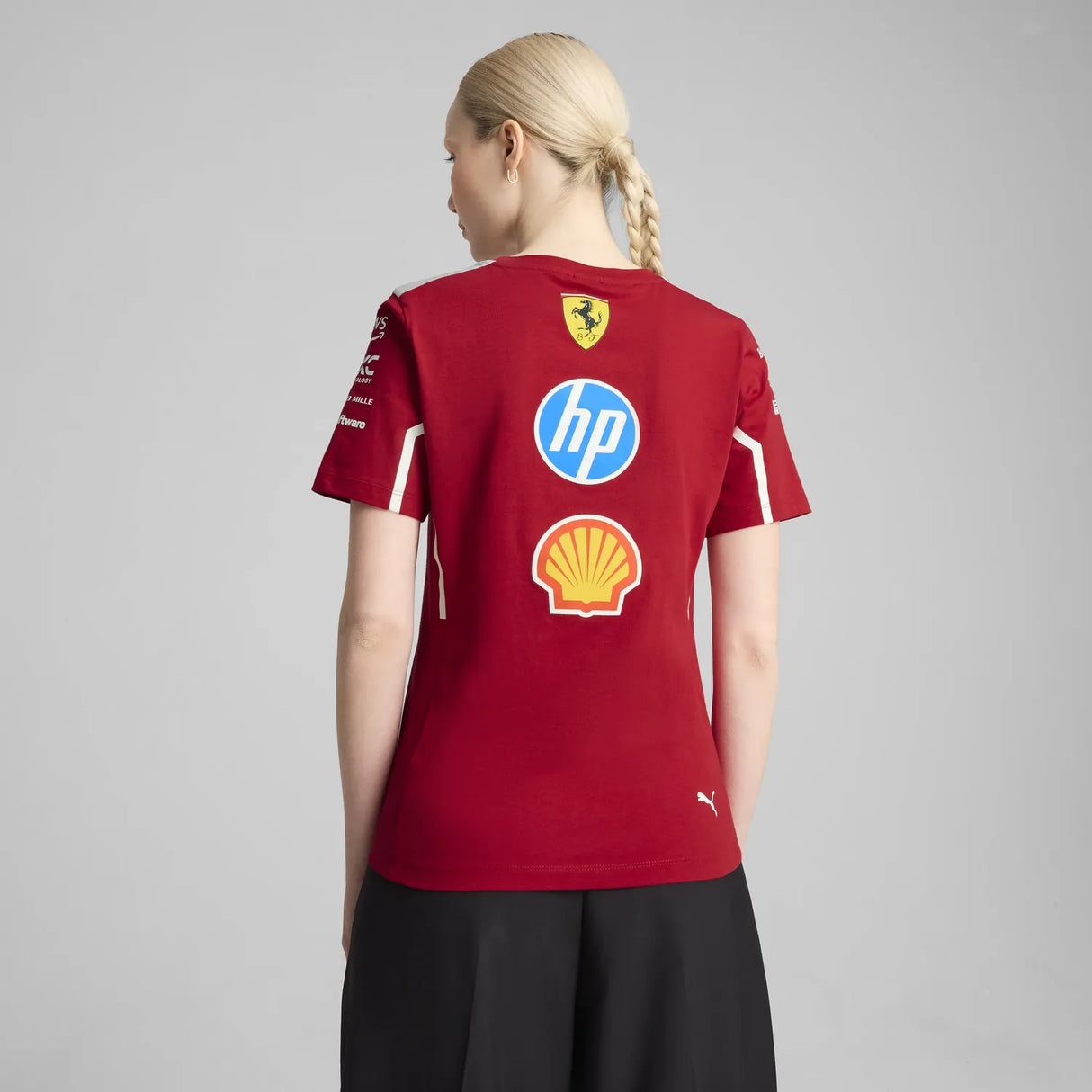 Scuderia Ferrari Team Damen-T-Shirt mit Rundhalsausschnitt 🔥