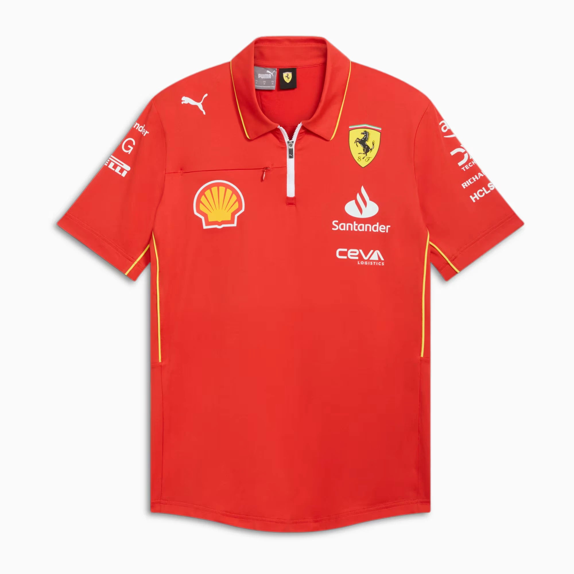 Ferrari collared t-shirt, Puma, team, pro, red, 2024