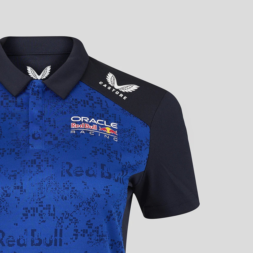 Red Bull polo pro ženy, tým Isack Hadjar, modrá, 2026