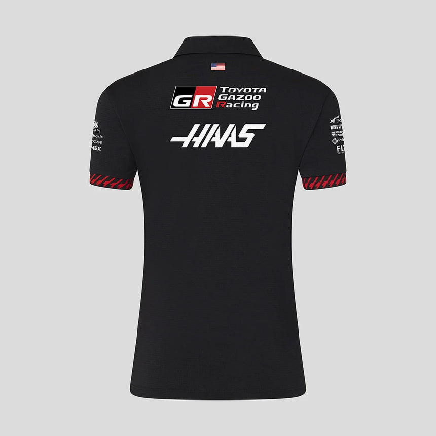 Haas F1 polo pro ženy, černé