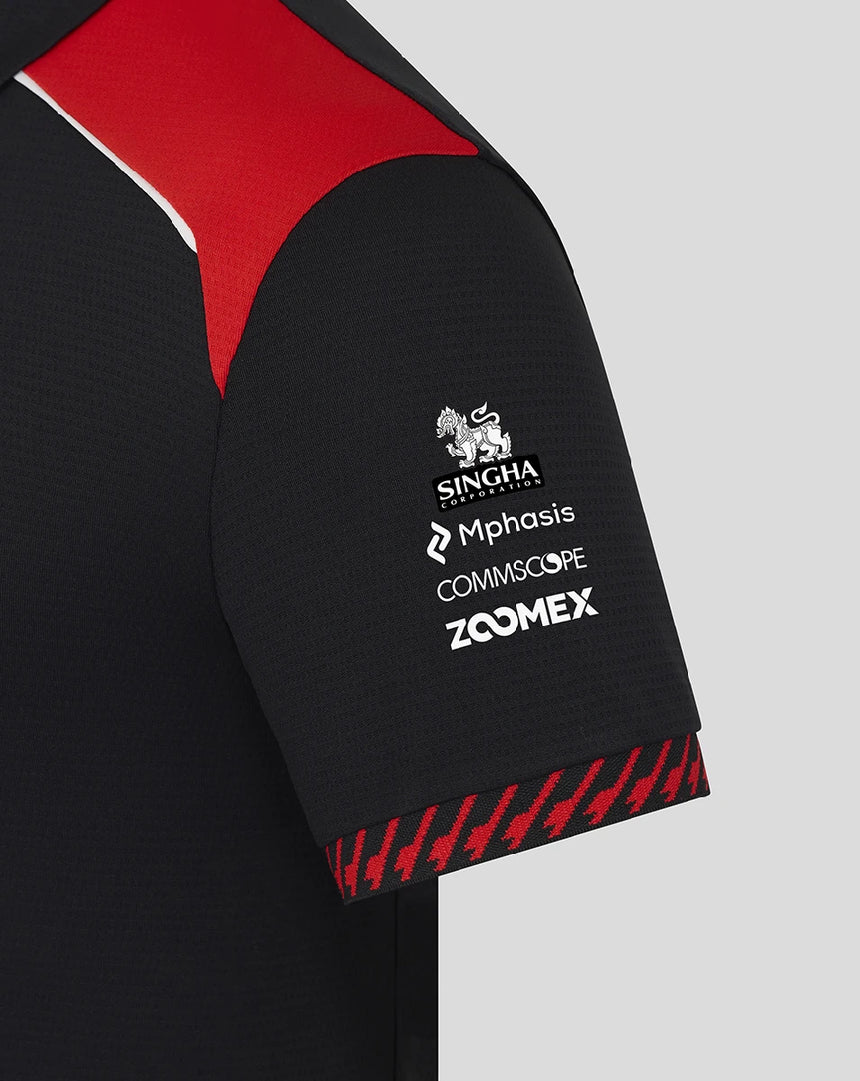 Haas F1 polo pro ženy, černé