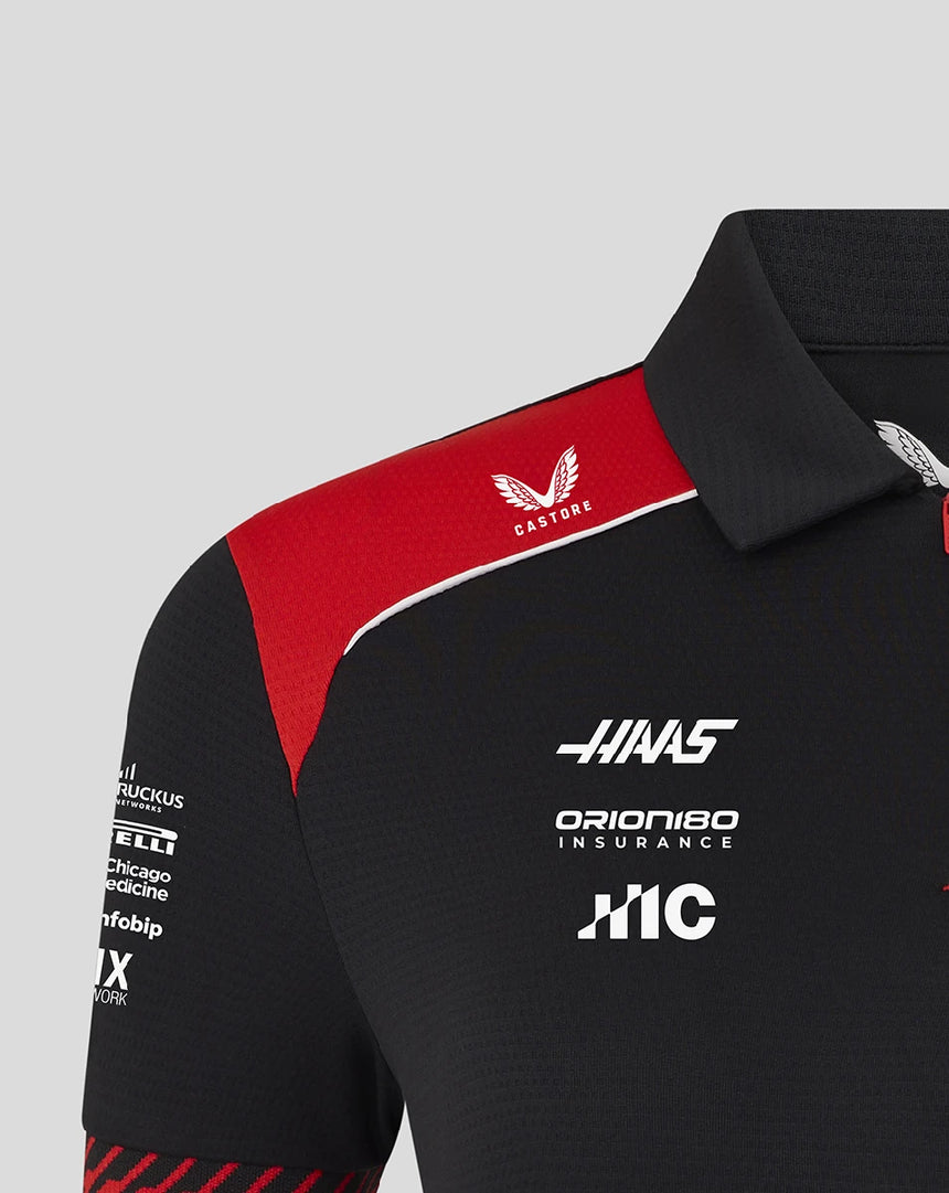 Haas F1 polo pro ženy, černé