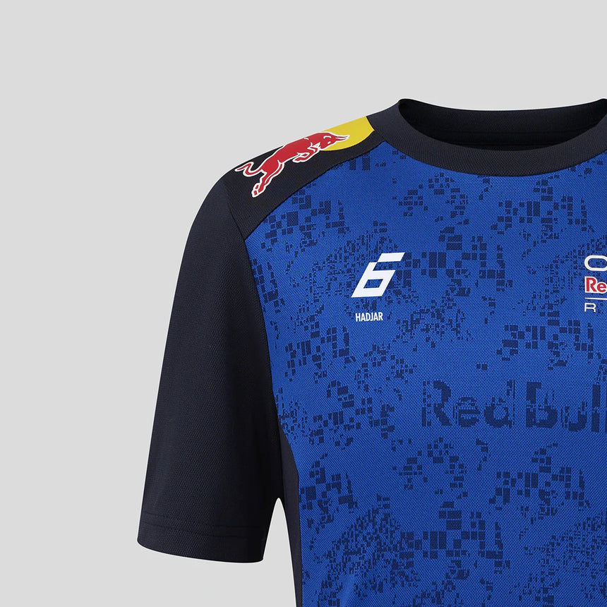 Red Bull dětské tričko, tým Isack Hadjar, modré, 2026
