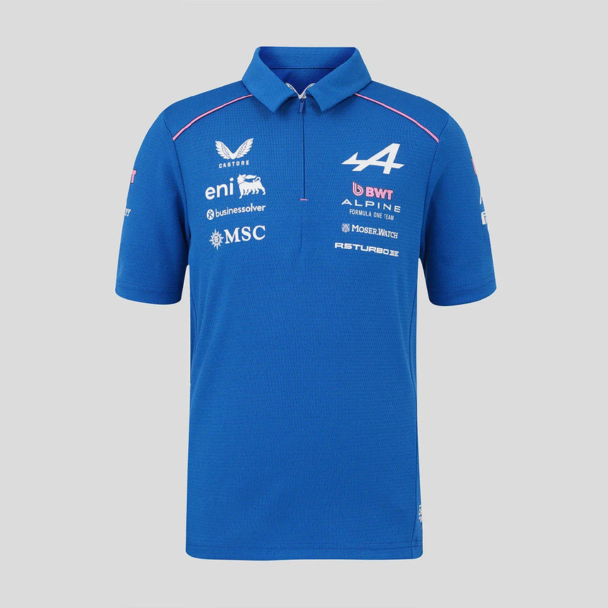 Alpine polo pro děti, modrá, tým Alpine F1, 2026
