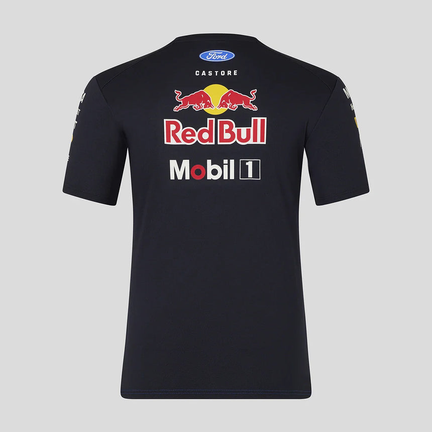 Red Bull tričko, týmové modré