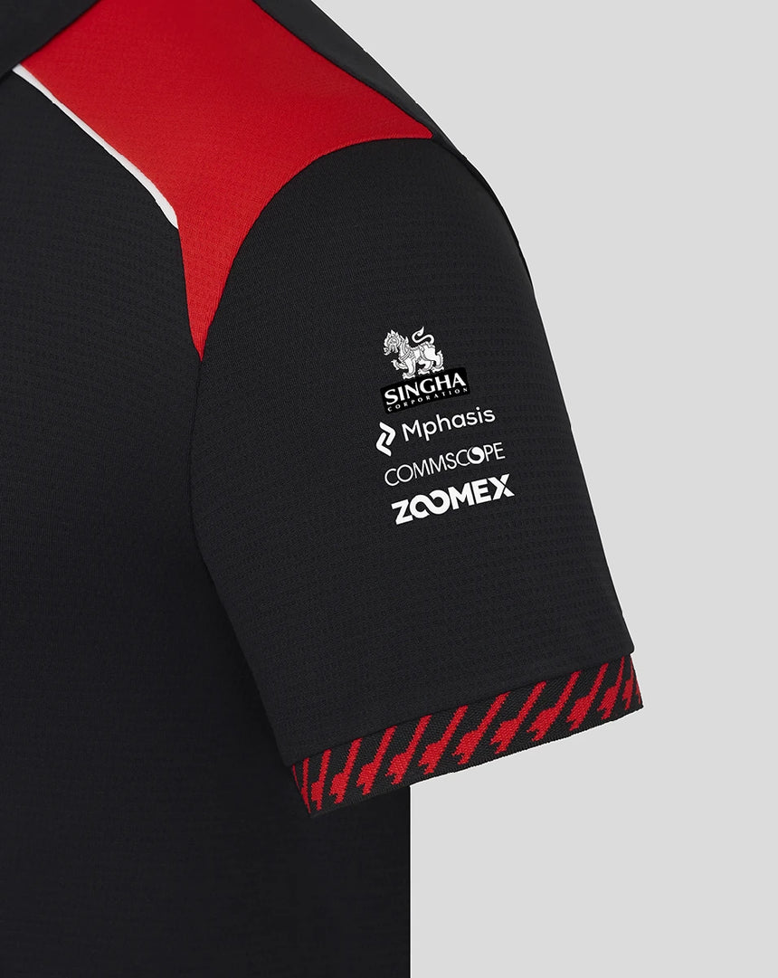 Haas F1 polo tričko černé