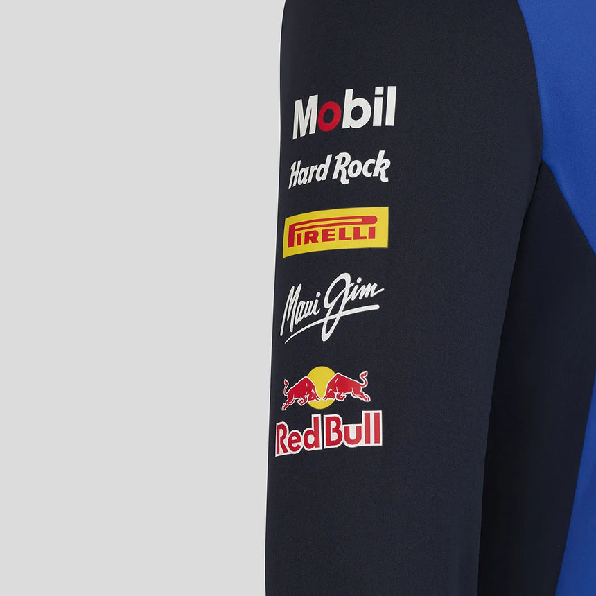 Red Bull mikina s krátkým zipem (quarter zip), modrá