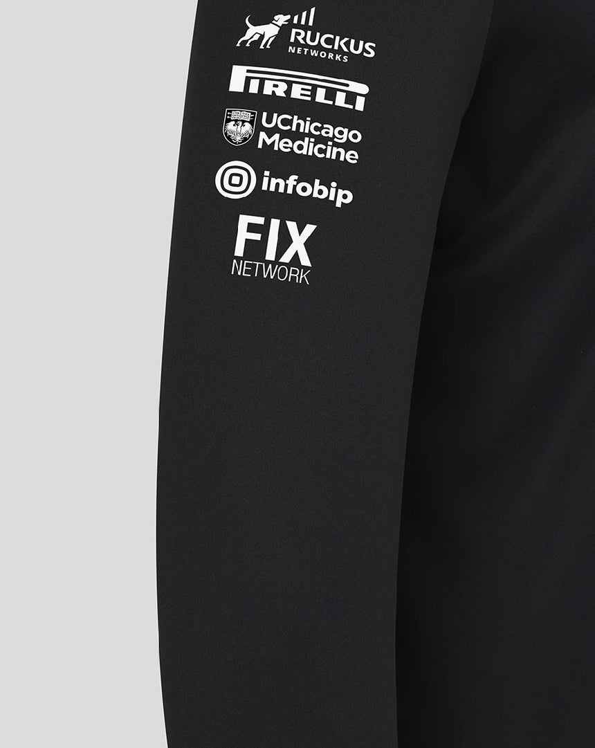 Haas F1 mikina se zipem po čtvrtině, týmová, černá