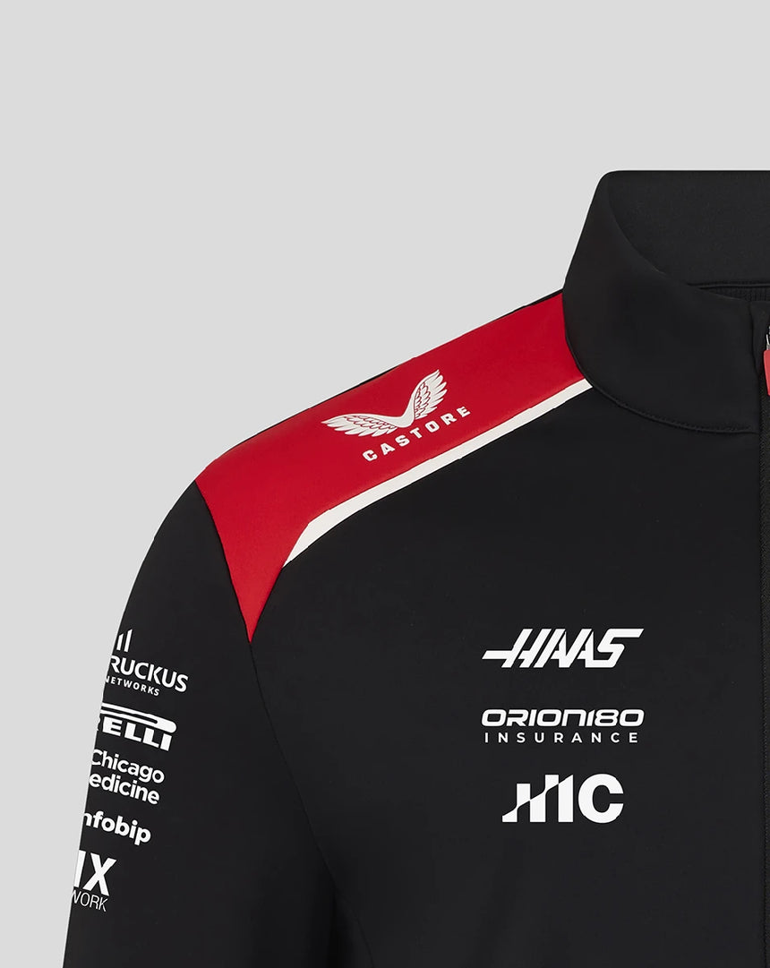 Haas F1 softshellová bunda, tým, černá