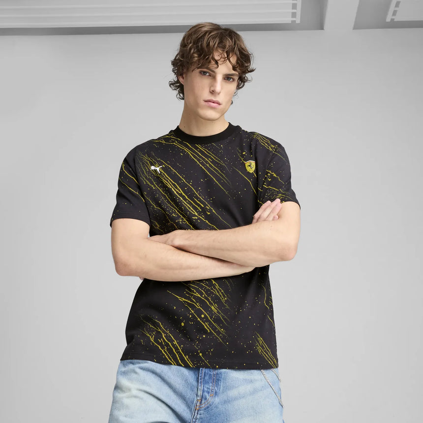 Ferrari Race Tričko s kulatým výstřihem 🔥