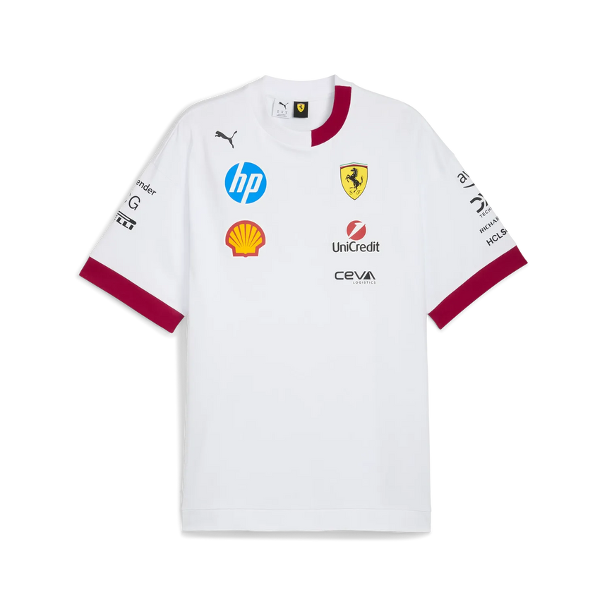 Scuderia Ferrari Drivers Oversized Tričko s kulatým výstřihem 🔥