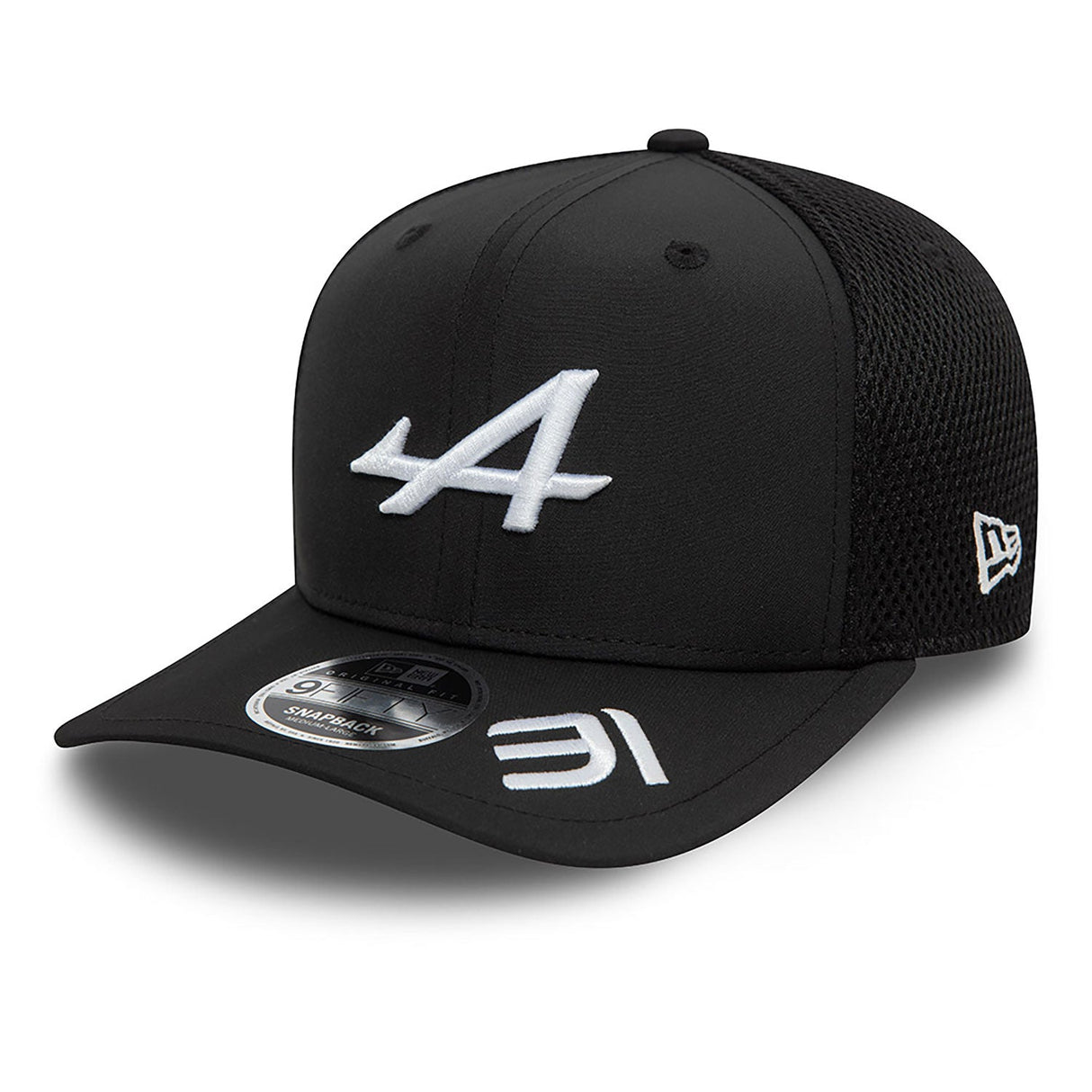 Alpine cap, NEW ERA, Esteban Ocon, 9FIFTY, Adults, black, 2024