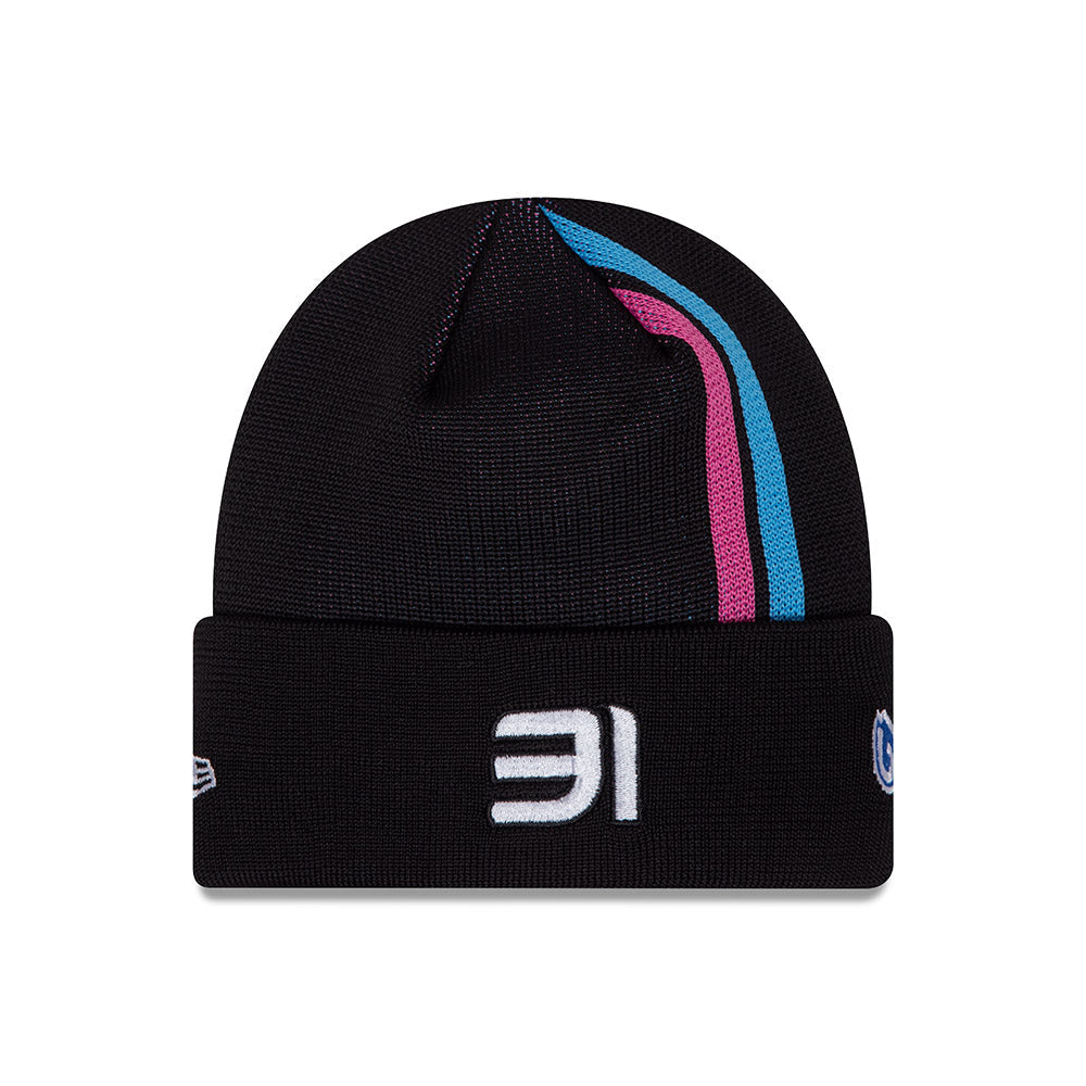 Alpine hat, NEW ERA, Esteban Ocon, cap, children's, black, 2024
