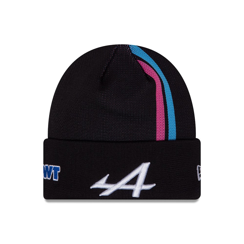 Alpine hat, NEW ERA, Esteban Ocon, cap, children's, black, 2024