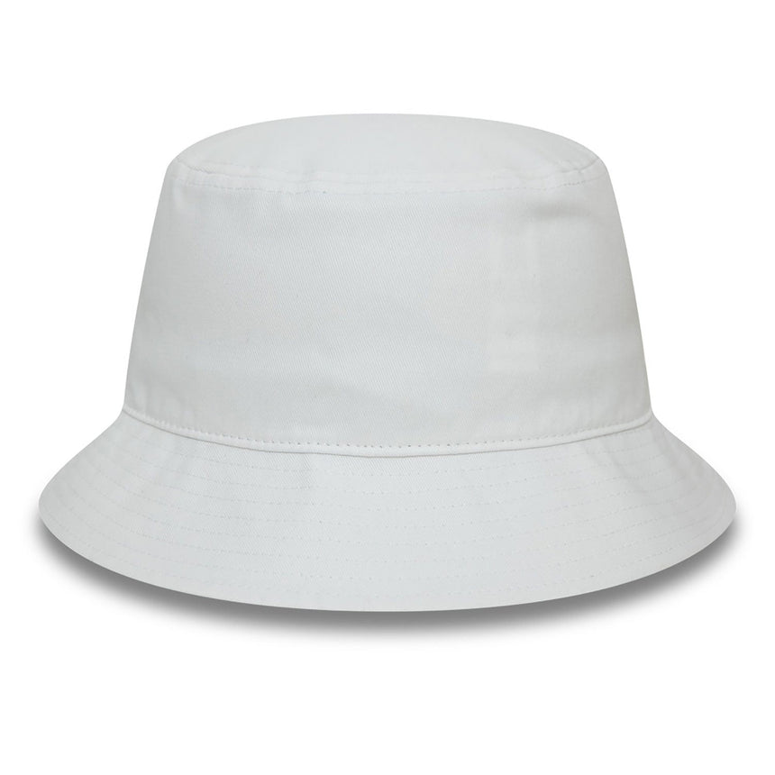Alpine bucket hat, New Era, kovový odznak, bílá