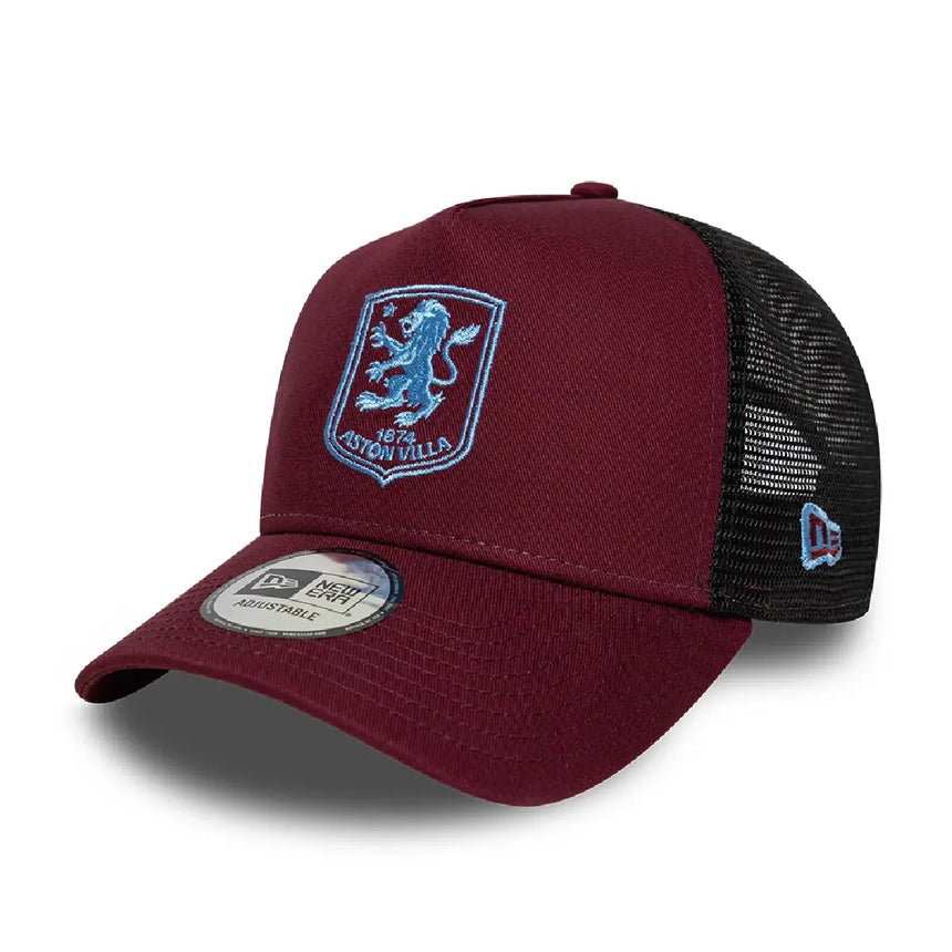 Aston Villa trucker čepice, core, červená