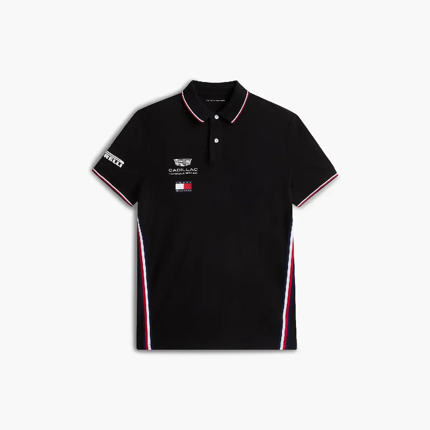 Cadillac F1 polo, tým, Tommy Hilfiger, černá, 2026