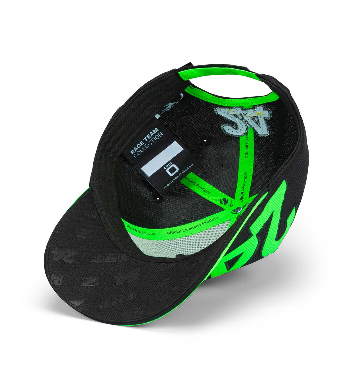 Sauber cap, CODE ZERO, Guanyu Zhou, black