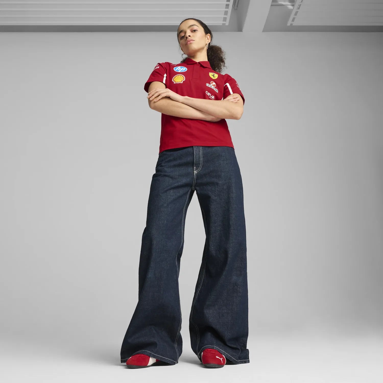 Scuderia Ferrari Team Damen-Poloshirt 🔥