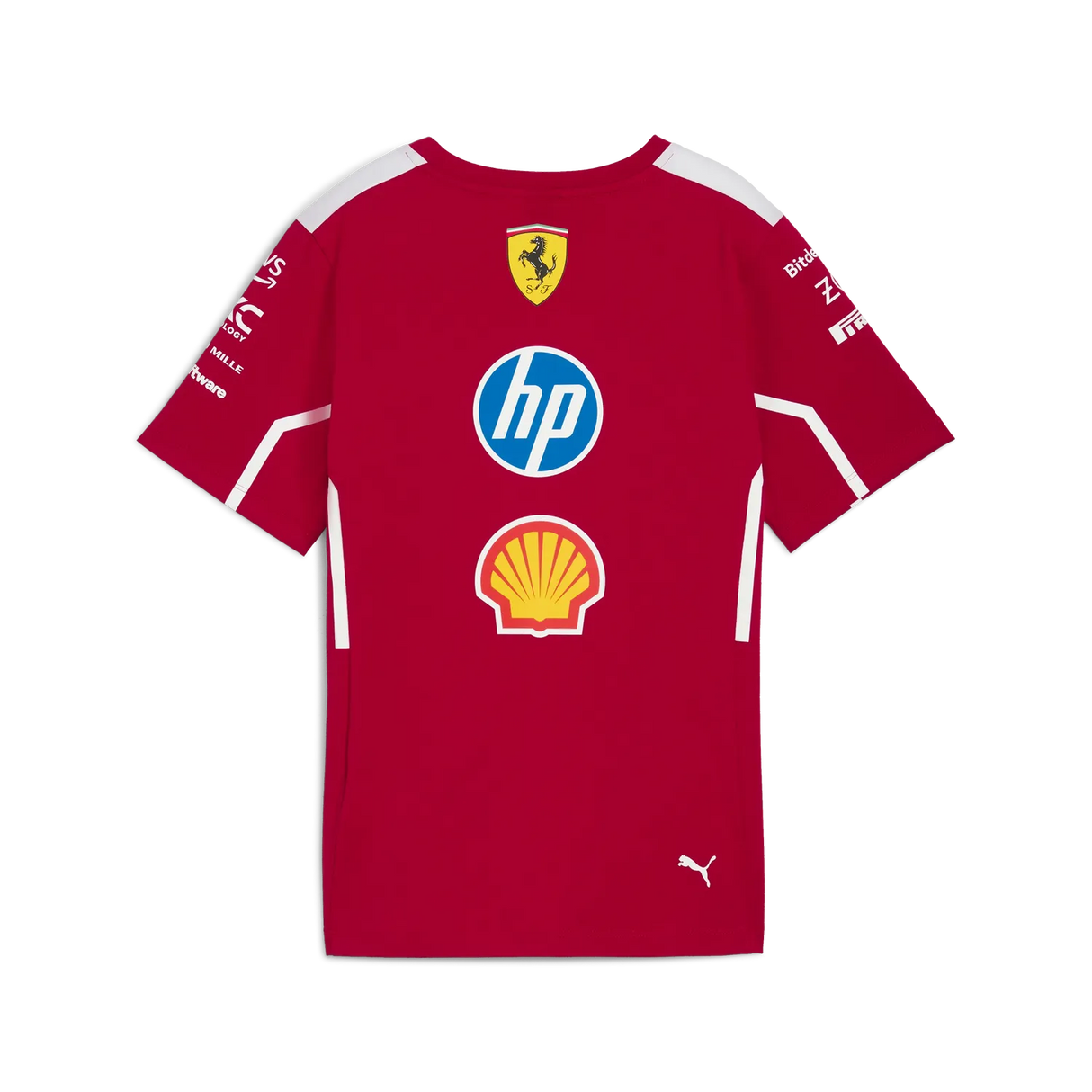 Scuderia Ferrari Team Damen-T-Shirt mit Rundhalsausschnitt 🔥