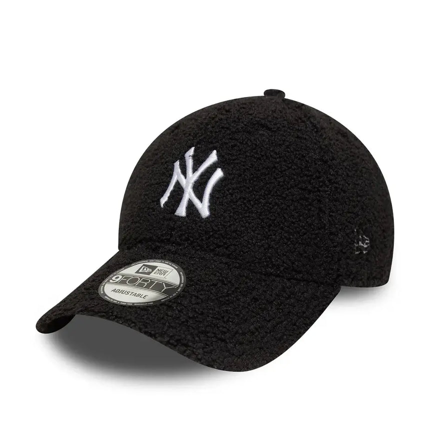 Kšiltovka New York Yankees, zimní borg, New Era, 9FORTY, černá