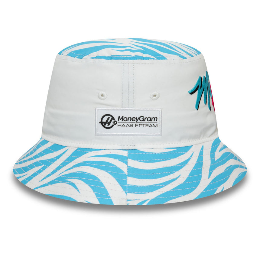 Haas Bucket Hat, NEW ERA, Miami, Erwachsene, weiß, 2024