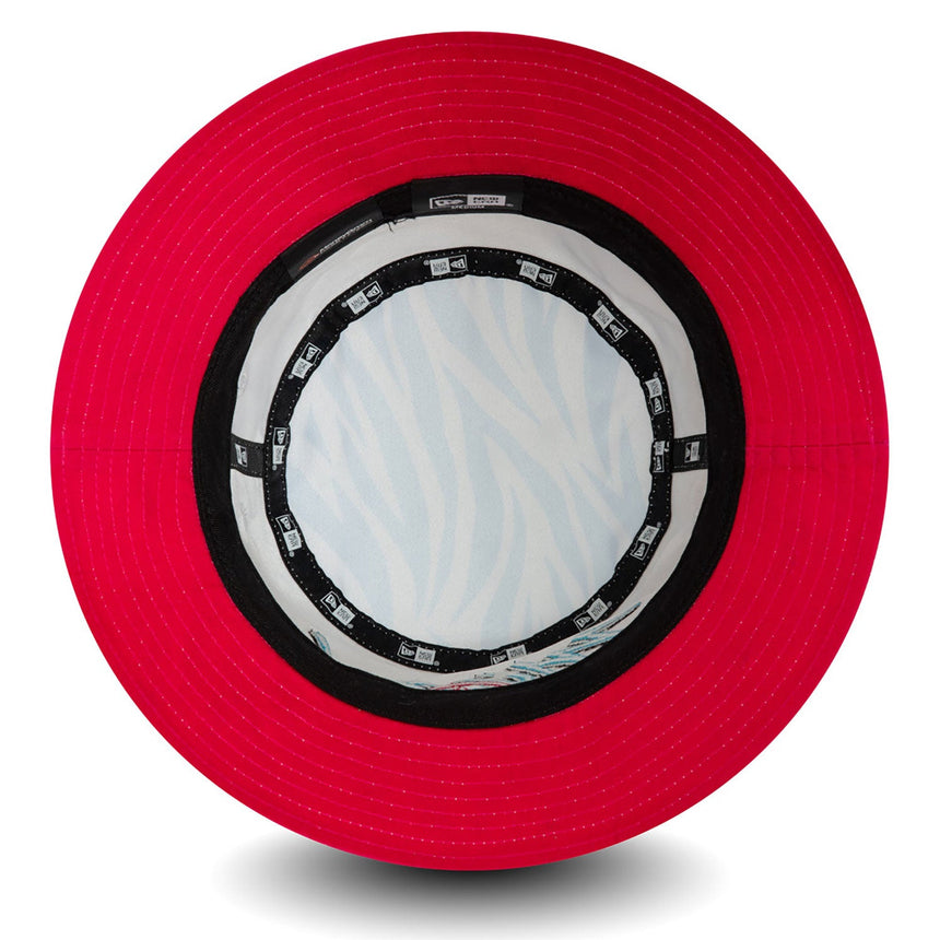 Haas Bucket Hat, NEW ERA, Miami, Erwachsene, weiß, 2024