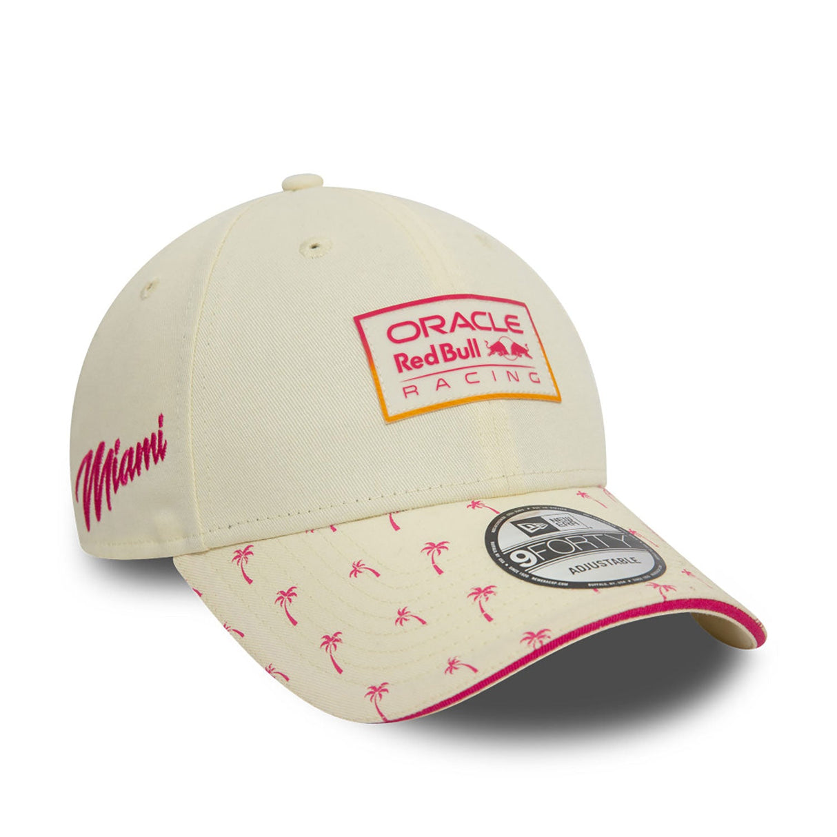 Red Bull Cap, NEW ERA, Miami, Erwachsene, weiß, 2024