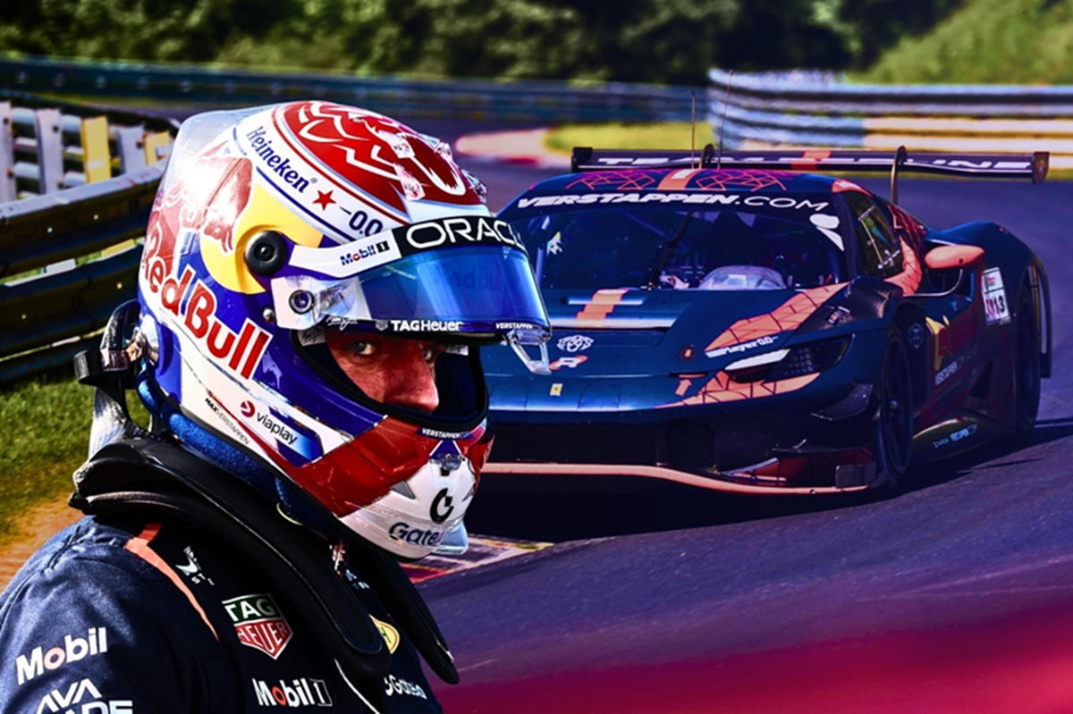 Verstappen testoval GT3 auto ve Spa