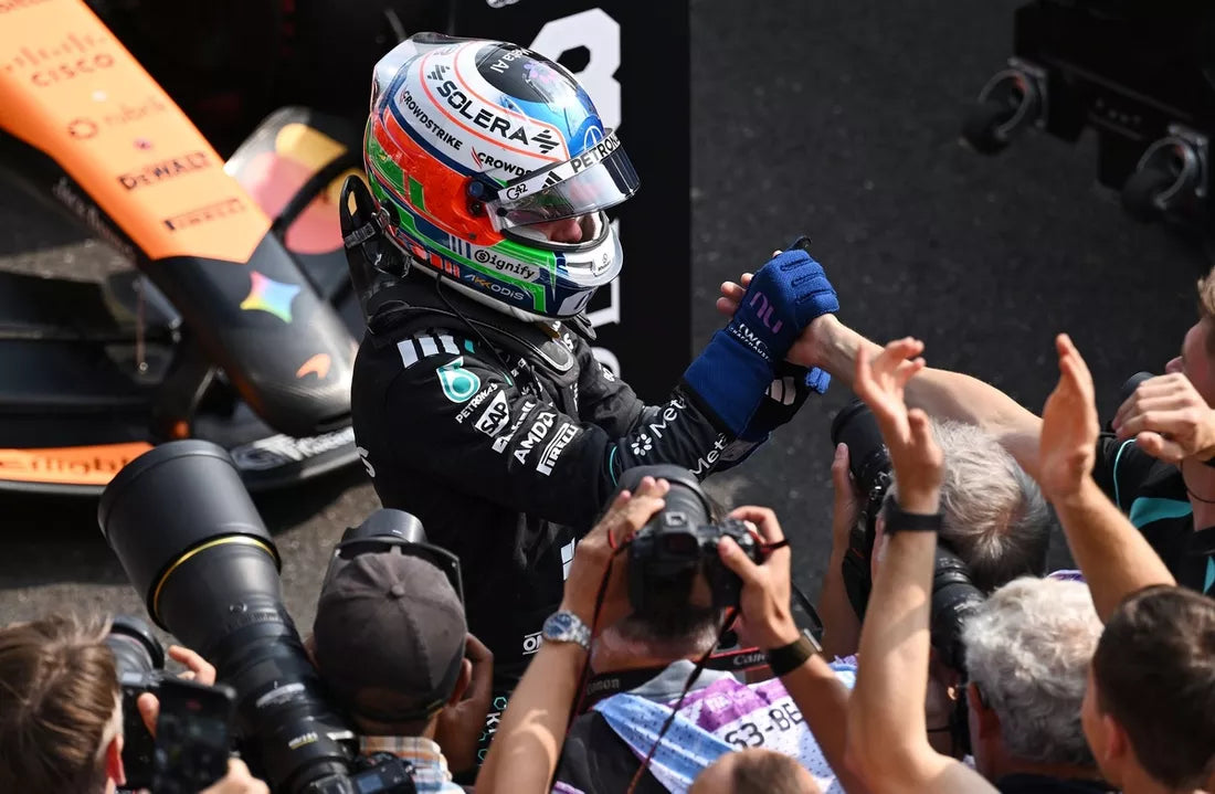 Antonelli vede trénink, Hamilton a Bearman havarují