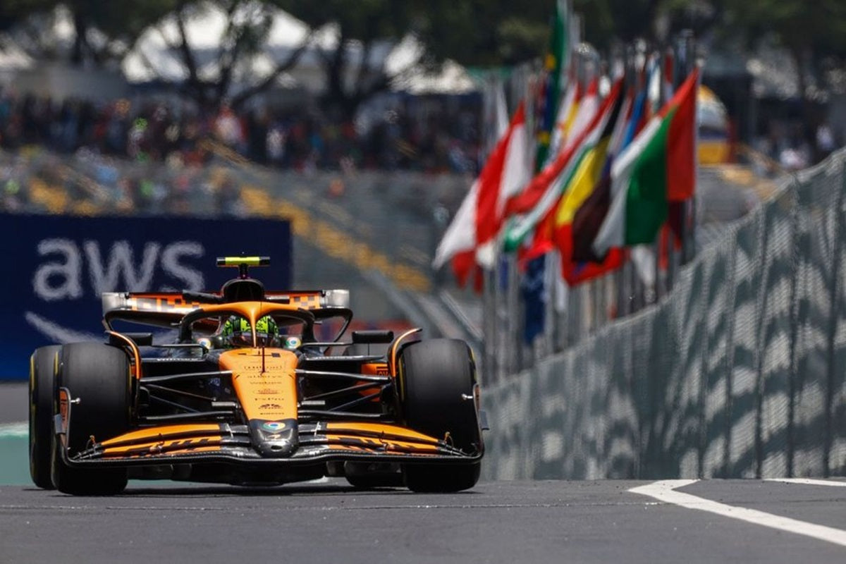 Brazilská Grand Prix, FP1: Norris v čele před sprintovým kvalifikačním závodem