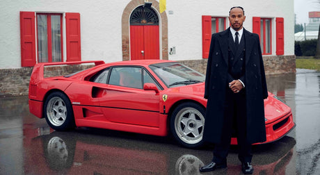 Slavný obrázek: Hamilton chtěl černé Ferrari, Ferrari řeklo ne