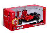 Ferrari modelové auto, SF-23, Charles Leclerc, 1:24, bburago, s pilotem