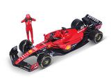 Ferrari modelové auto, SF-23, Charles Leclerc, 1:24, bburago, s pilotem