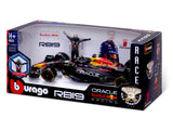 Red Bull Racing modelové auto, bburago, Max Verstappen, #1, 1:24, RB19, s pilotem