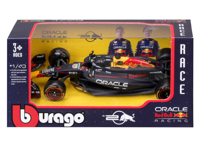 Red Bull Racing model auta Max Verstappen RB20 Bburago modrá