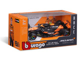 Model vozu McLaren - Bburago Lando Norris MCL38 v lakování Miami