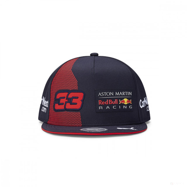 Kšiltovka Red Bull Flatbrim, pro dospělé, Puma Max Verstappen, modrá, 2020 - FansBRANDS®