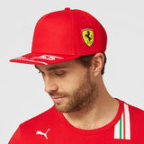 Kšiltovka Ferrari Flatbrim, Puma Carlos Sainz, pro dospělé, červená, 2021