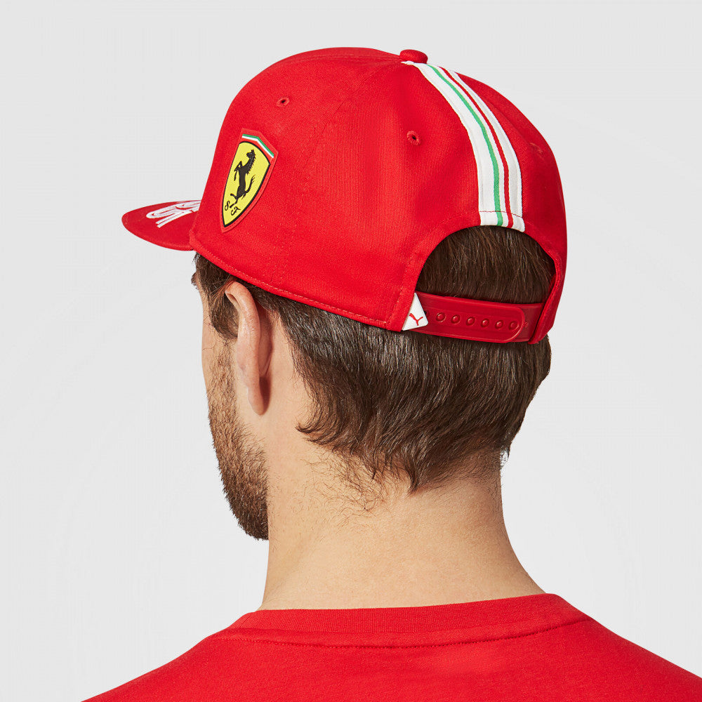 Kšiltovka Ferrari Flatbrim, Puma Carlos Sainz, pro dospělé, červená, 2021 - FansBRANDS®