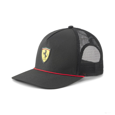 Ferrari cap, Puma, sportwear race, trucker, black - FansBRANDS®