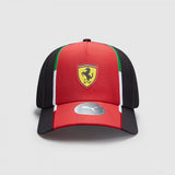 Týmová kšiltovka Ferrari, Rosso Corsa-PUMA černá, 2023 - FansBRANDS®