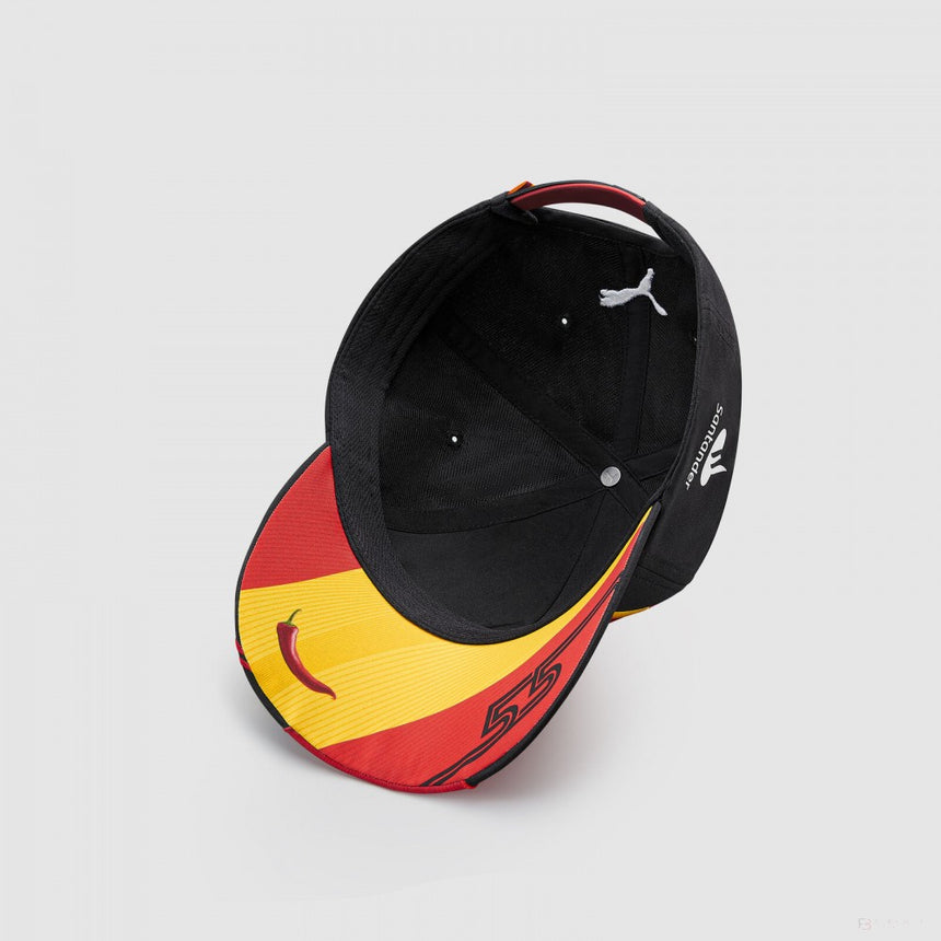 Ferrari Sainz Baseballová čepice, Rosso Corsa-PUMA Black - FansBRANDS®